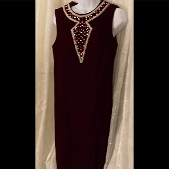 Vintage 1930’s Handmade Velvet Dress - Picture 7 of 7